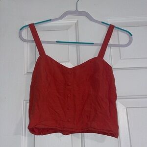 Abercrombie & Fitch Orange Crop Top